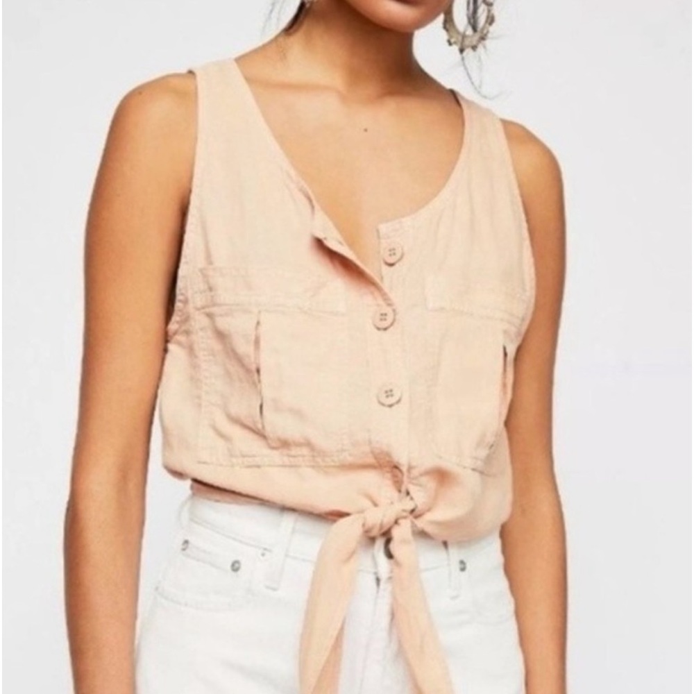 ♥️… Free People Pink Top Tank